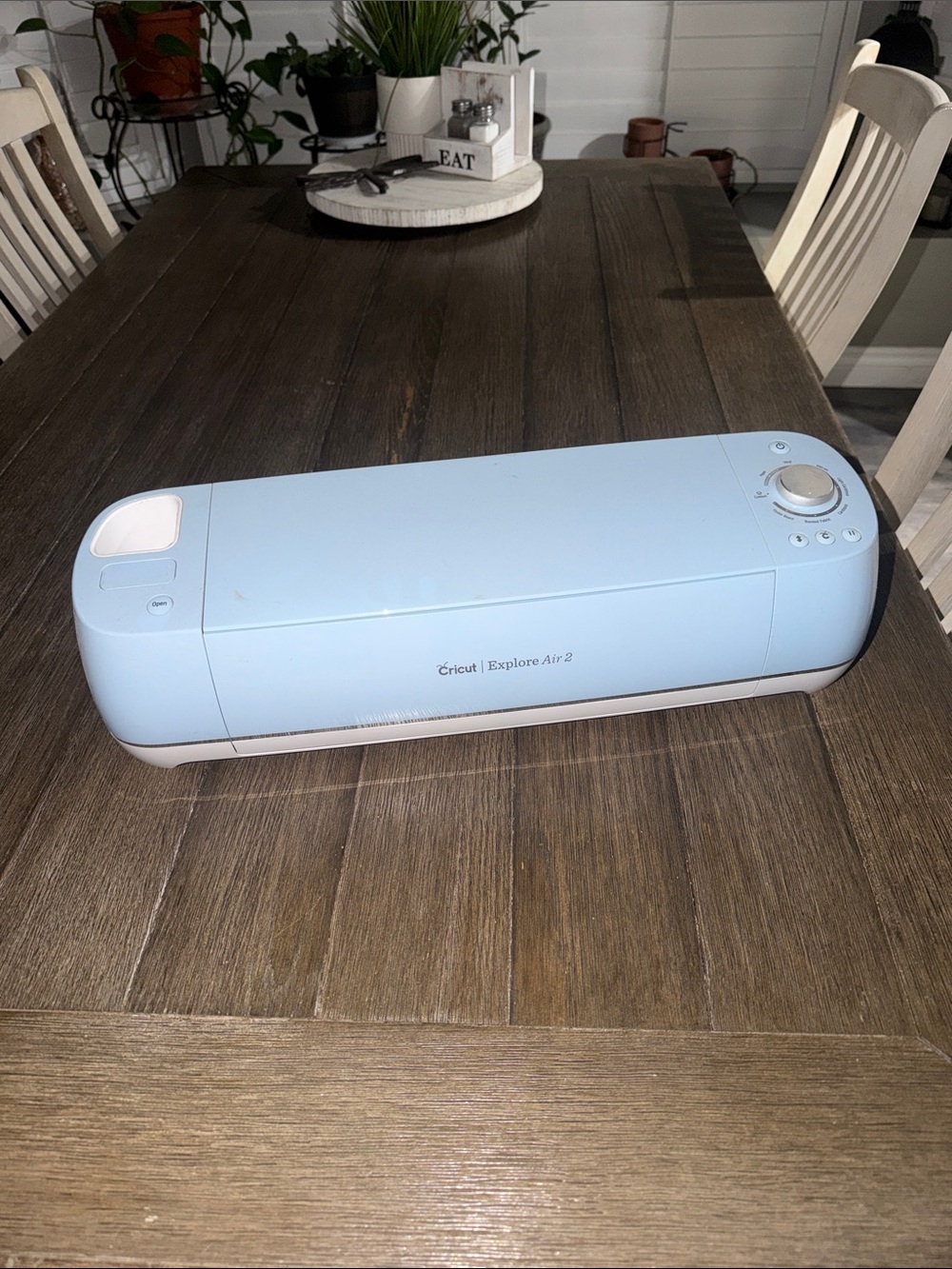 Cricut Explore Air 2 Craft Cutter AND HEAT PRESS - Pale Blue